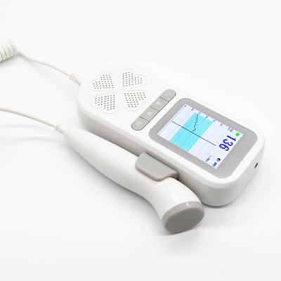 China 2021 Prenatal Ultrasound Instruments Ultrasound Handheld Fetal Medical Pocket Fetal Heart Rate Monitoring Fetal Doppler for sale