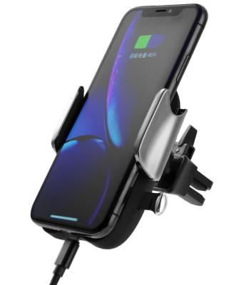 China Qi Certified Car Fast Charging Wireless Charger For Mobile Phone for sale