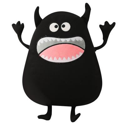 China Plush Toy Black Monster Doll Toys 35Cm Plush Monster Pillow For Boy Human Figure Magic Trick Scary Toys For Children for sale