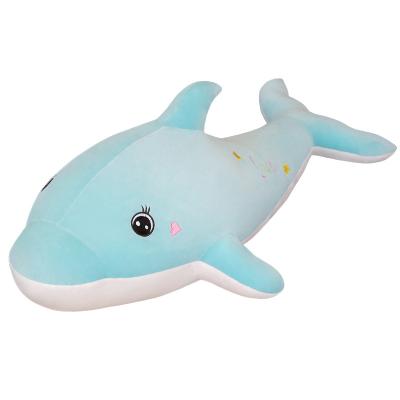 China Soft Plush Baby Sleeping Toy Marine Animal Dolphin Stuffed Toy Dolphin Plush Doll for sale