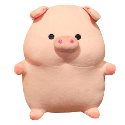 China New Design Plush Stuffed Pig Stuffed Animal Toys Packing Toys Valentine Gift Pillow Creative Cute Pig Dolls Pink Animal Toys for sale