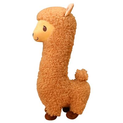 China Cute New Design Plush Llama Plush Pillow Alpaca Toy Animal Household Toy Hot Selling Colorful Cheap Alpaca Doll Cute Birthday Gift for sale