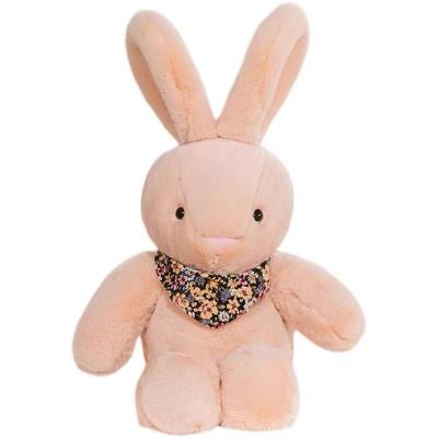 China Factory Wholesale Cute Scarf Rabbit Ear Soft Plush Long Stuffed Lovely Bunny Animal Plush Toy Stuffed Kids Birthday Gift for sale