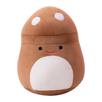 China New Kawaii Squishy Stuffed Mushroom Plush Toys Squishy Malcolm Stuffed Doll Soft Room Decor Mushroom Kids Gift for sale