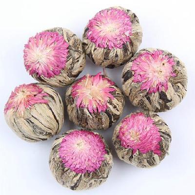 China 100% Handmade 100% Chinese Green Teas Flower Hand Made Blooming Tea Based Flavored Blooming Blooming Tea Ball for sale