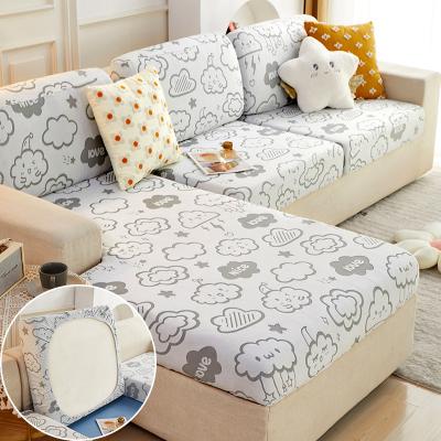 China Universal Four Seasons Nordic Washable Sofa Cover Cushion Covers Elastic Anti-cat Scratching Non Slip Sofa Covers for sale