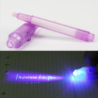 China office & School Pen Novelty Secret Message Pens Spy Pens Invisible Ink Pen with UV Light for Kids Gifts Christmas Gifts for sale