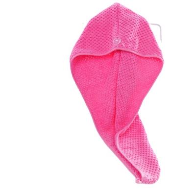 China Factory Direct Thickening Dry Hair Cap Super Absorbent Coral Fleece Towel for sale