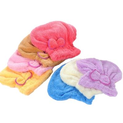 China China Stocked Customized Hot Sale High Quality Microfiber Dry Hair Wrap Towel for sale