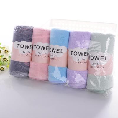 China Custom Stocked Super Absorbent Coral Fleece Microfiber Towel Hair Wrap Hair Wrap Towel Factory Wholesale Custom Clean Cloth for sale