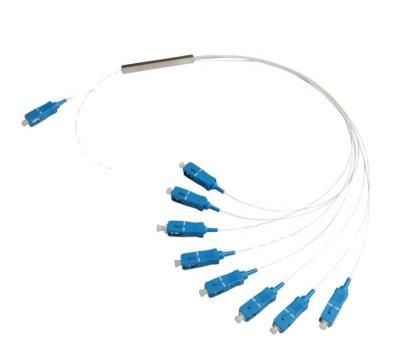 China Mini Connector Factory Price SC APC Splitter SC UPC ODF PLC Splitter Fiber Optic Cable 1x8 for sale