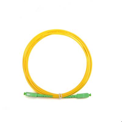 China High Quality Simplex Fiber Optic Patch Cord SC UPC RPA 2m Jumper Single Multi Mode Fiber Patch Cord 2.0mm Pitch for sale