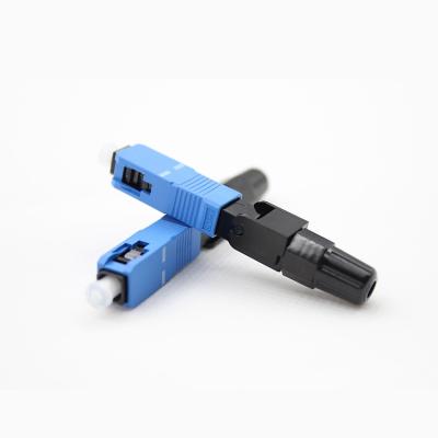 China FTTH FTTB FTTC Fiber Optic Connector SC/UPC 60mm Fiber Optic Connector For Optical FTTH Network for sale