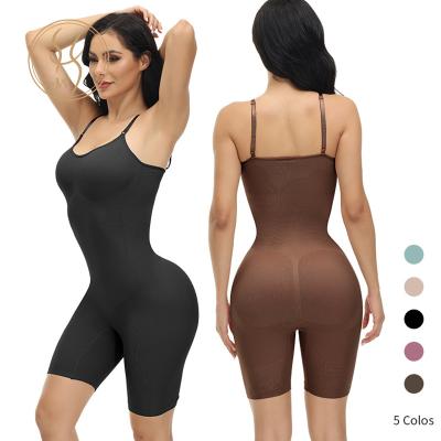 China Wholesale Seamless Slim Waist Control Jumpsuit Design Body Shaper Women Tummy Slimming Seamless Shapewear For Women for sale