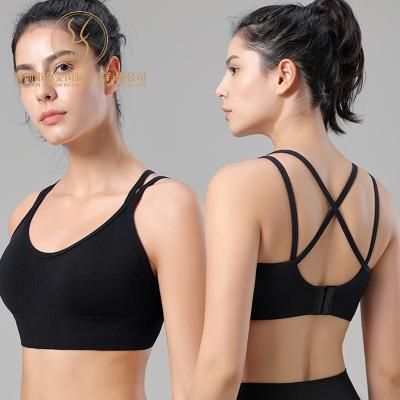 China Super QUICK DRY Stretchable Adjustable Straps Support Yoga Comfy Fitness Gym Sports Pull Up Bra for Women for sale