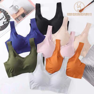 China Ropa Interior De Mujer Sports Yoga Underwear Women's Seamless QUICK DRY Plus Size Vest Bra for sale