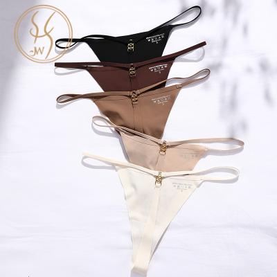 China Antibacterial T-Pants Women's Panties Women's Underwear Low Waist Low Waist Comfort Cotton Briefs Sexy Lingerie Underwear Thong for sale