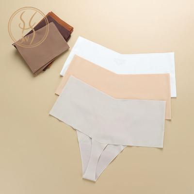 China New Design Hot Selling Antibacterial Underwear Women Seamless Laser Cut Invisible Briefs Women's High Waist Seamless Panties for sale