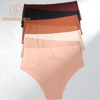 China Best-selling Antibacterial Girl's Underwear Manufacturer Spandex Seamless Panties Silk Underwear Women's Breathable Panties for sale