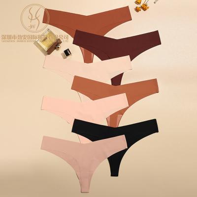 China Customization Antibacterial Hot Selling Women's Cotton Panties Novelty Women's Female Cotton Thongs For Ladies for sale