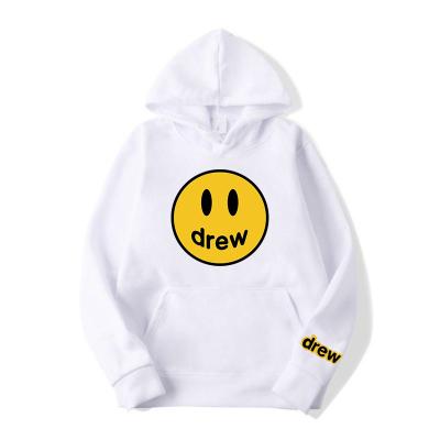 China Anti-wrinkle Harajuku Hoodie Sweatshirt With Smiley Face Print Fashion Streetwear Smiley Face Print Hoodies Tops for sale