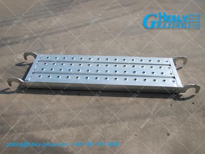 China Scaffolding Steel Plank | 250X3000mm | 1.2mm thickness | 40mm depth | Galvanized | HeslyGrating Factory, China for sale