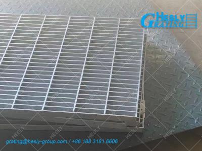 China 6061 Aluminum Alloy Bar Grating, 50X5mm bearing bar, 1X2m, HeslyGrating-China Factory sales for sale