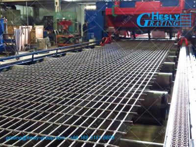 China Hot Dipped Galvanized Steel Grating Floor, 50X5mm load bar, China Factory sales, Hesly Brand for sale