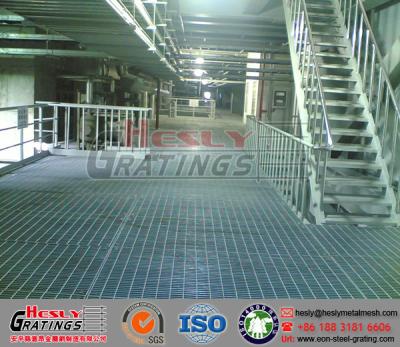 China Floor Grating, Steel Floor Grating, hot dipped galvanised grating, grating plant for sale