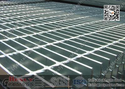 China Galvanised Steel Bar Grating | 40X5mm Bearing Bar | 40X100mm mesh hole for sale