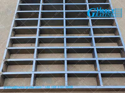 China Presslock Steel Bar Grating | 50X5mm bearing bar | 80μm Zinc coating | Heavy Duty Load | Hesly Grating China Supplier for sale