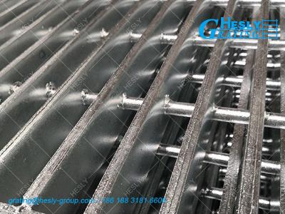 China Hot Dipped Galvanized Welded Steel Grating | 50X5mm load bar | 8mm cross bar | 10mm bar pitch | Hesly Grating China for sale