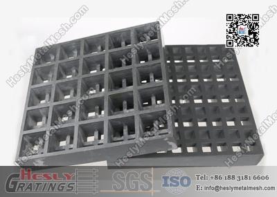 China GRP Molded Grating 38mm height | Grey Color | China FRP Grating Supplier for sale