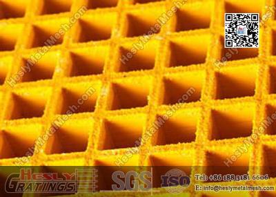 China 25mm depth FRP Molded Grating (USCG certificated) | China FRP Grating Supplier for sale