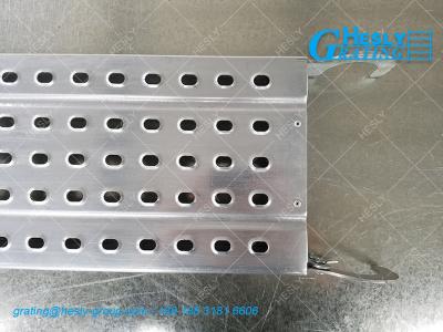 China STEEL SCAFFOLD Plank Catwalk | 500X3000mm | 1.2mm thickness | 40mm depth | Galvanized | HeslyGrating Factory, China for sale