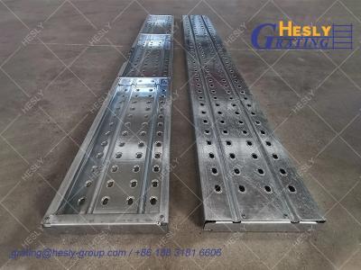 China Scaffolding Metal Board Plank | 600mm*240mm*45mm | 1.8mm thickness | Galvanized | HeslyGrating Factory, China for sale