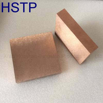 China Customized Machinery China Factory Bulk Supply Tungsten Block Plate Copper Plates 30Cu70W for sale