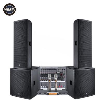 China No New Brand Active Speaker With 18 Inch Subwoofer Built-in DSP Arrangement Amplifier Morin LA-212C for sale