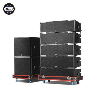 China Equipment Powered Active Line Professional Audio Sound 10 Inch Stage Dual Row Speaker for sale