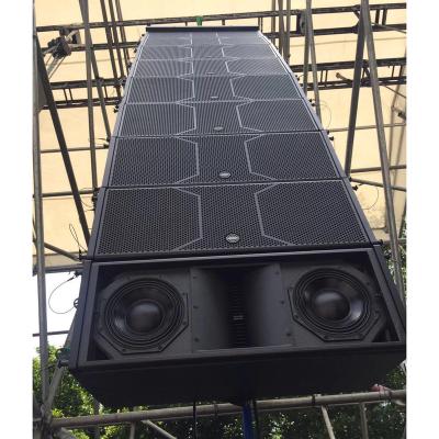 China 10 Inch LA-210B Professional Compact Passive Dual Line Array Audio Sound System for sale