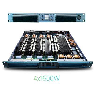 China 4 Channel X PA 1600W 1U Professional Amplifier Power K416 K416 for sale