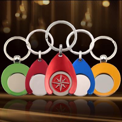 China Hot Custom Keychain Supermarket Custom Souvenir Home Sale Key Chain Shopping Shopping Trolley Coin for sale