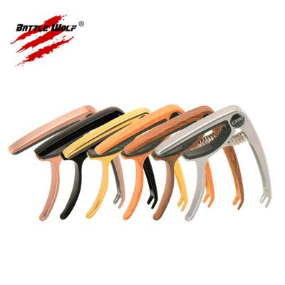 China Various Color GUITAR Acoustic Electric Guitar Capo Style High Quality Wholesale Zinc Alloy Strong Handle for sale