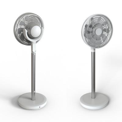 China Hotel Height Adjustable Brushless DC Pedestal Portable Electric Circulation Stand Fan Low Noise Air Circulation for sale