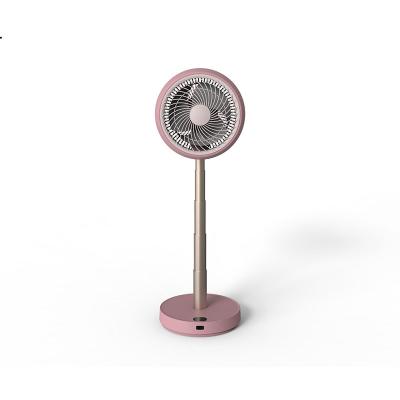 China New Design Hotel USB Rechargeable Electric Height Adjustable Table Fan Air Circulating Fan for sale