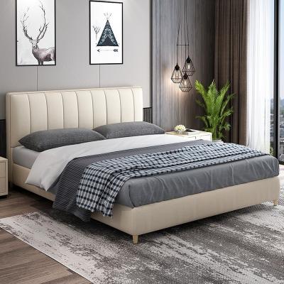 China Factory Adjustable Luxury Custom Home Furniture Bedroom Furniture Soft Fabric Upholstered Bed (Other) for sale