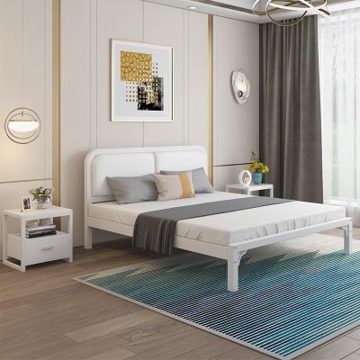 China (Other) Nordic Modern Design Furniture Adjustable Star Size Hotel Bed Metal Base Frame for sale