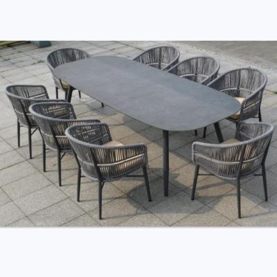 China Garden Dining Table Waterproof Outdoor Dining Table With Chair Picnic Table And Chair for sale