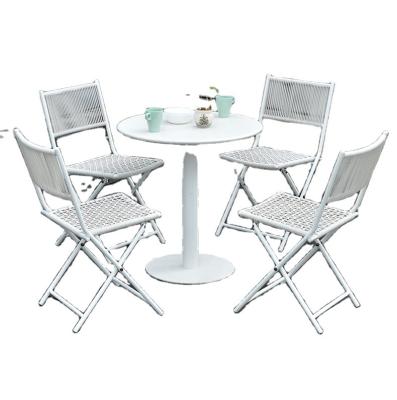 China Waterproof Home Stay Hotel Furniture Garden Bar Chairs Outdoor Table Set for sale