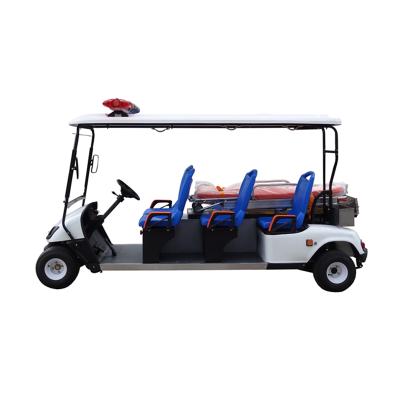 China Golf Place Hospital Electric Company Ambulance Golf Cart With Stretcher for sale